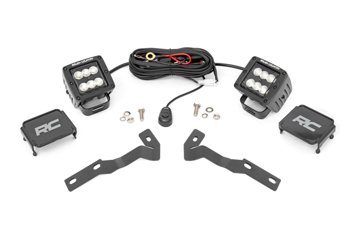 Toyota Tacoma LED Light Kit - Ditch Mount - Rough Country - 2